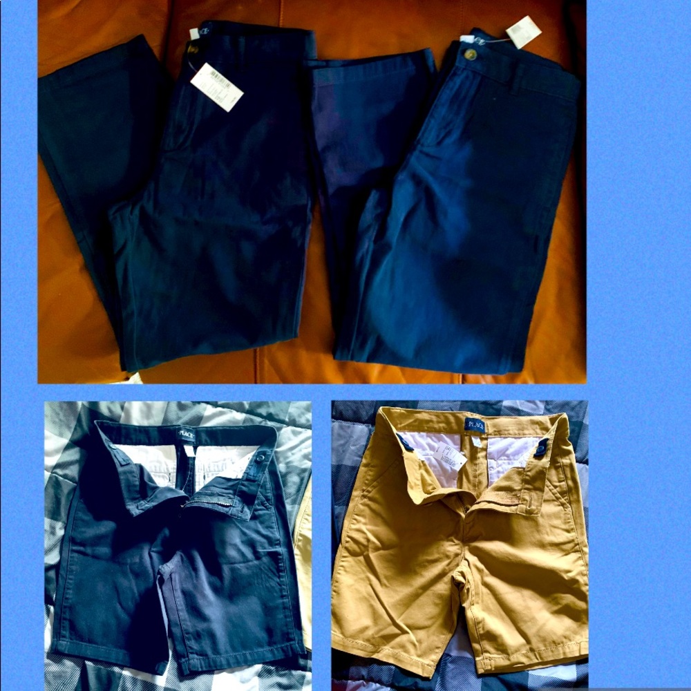 Size 10 Husky (4 Lot) Navy @ Khaki